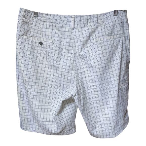 NEW Jack Nicklaus Men's Classic Gray Plaid Flat Front Golf Shorts size 36 - Picture 2 of 4
